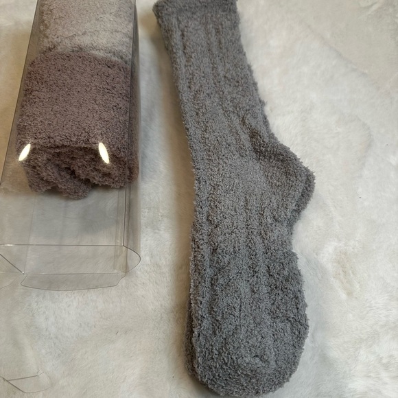 Luxury Bath socks Set - Gray, Brown nude pink, Cream - Picture 3 of 3
